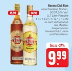 Aktuelles Havana Club Rum Especial oder Original Angebot bei E center in Dresden ab 9,99 €