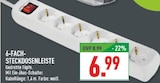 6-FACH-STECKDOSENLEISTE Angebote bei Marktkauf Arnsberg für 6,99 €