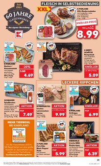 Steak im Kaufland Prospekt "Aktuelle Angebote" mit 52 Seiten (Saarbrücken)
