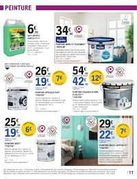 Offre Peinture Plafond dans le catalogue E.Leclerc du moment à la page 11