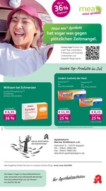 mea - meine apotheke Apotheken Prospekt der aktuellen Woche mit 4 Seiten, gültig von 01.07.2026 bis 31.07.2026, in Gelting und Umgebung Aktueller mea - meine apotheke Apotheken Prospekt in Gelting und Umgebung, "Unsere Juli-Angebote" mit 4 Seiten, 01.07.2026 - 31.07.2026