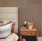 Panneau tasseaux MDF décor chêne clair dans le catalogue Castorama