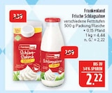 Frische Schlagsahne 500 g Packung Angebote von Frankenland bei Marktkauf Plauen für 2,22 €