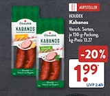 Kabanos von Houdek im aktuellen ALDI SÜD Prospekt für 1,99 €