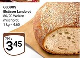Elsässer Landbrot im Angebot bei GLOBUS in Nettetal Elsässer Landbrot Angebote von GLOBUS bei GLOBUS Nettetal für 3,45 €
