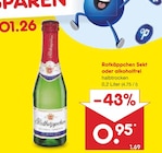 Sekt halbtrocken Angebote von Rotkäppchen bei Netto Marken-Discount Friedrichshafen für 0,95 €