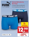 Herren Retroshorts 2er Pack von Puma für 12,99 € bei Netto Marken-Discount im Angebot Herren Retroshorts 2er Pack von Puma im aktuellen Netto Marken-Discount Prospekt