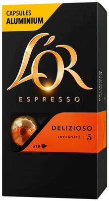 Capsules de café Aluminium Delizioso Intensité 5 - Monoprix à Clichy-sous-Bois Capsules de café Aluminium Delizioso Intensité 5 en promo chez Monoprix Clichy-sous-Bois à 2,09 €