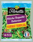 Mâche Roquette Betterave - FLORETTE - Intermarché Super Mâche Roquette Betterave - FLORETTE à 0,63 € dans le catalogue Intermarché Super