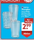 Wassergläser im ALDI SÜD Prospekt Wassergläser von CROFTON im aktuellen ALDI SÜD Prospekt für 2,99 €