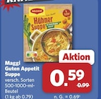 Guten Appetit Suppe Angebote von Maggi bei combi Rheda-Wiedenbrück für 0,59 €