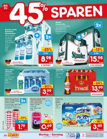 Energydrink im Netto Marken-Discount Prospekt "Aktuelle Angebote" mit 64 Seiten (Dinslaken)