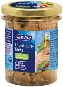 Thunfischfilets in Olivenölvariationen bei ALDI SÜD in Stuttgart Thunfischfilets in Olivenölvariationen im Angebot bei ALDI SÜD Stuttgart für 2,99 €