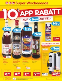 Glühwein Angebot im aktuellen Netto Marken-Discount Prospekt auf Seite 46