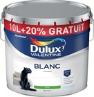 Peinture murs et plafonds mat blanc - DULUX VALENTINE - Castorama à Annemasse Peinture murs et plafonds mat blanc - DULUX VALENTINE en promo chez Castorama Annemasse à 49,90 €