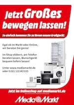 Media-Markt Prospekt für Bernau mit 1 Seite Media-Markt Prospekt für Bernau: "Jetzt Großes bewegen lassen!", 1 Seite, 10.06.2021 - 08.07.2021