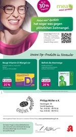 mea - meine apotheke Apotheken Prospekt der aktuellen Woche mit 4 Seiten, gültig von 01.10.2026 bis 31.10.2026, in Saarburg und Umgebung Aktueller mea - meine apotheke Apotheken Prospekt in Saarburg und Umgebung, "Unsere Oktober-Angebote" mit 4 Seiten, 01.10.2026 - 31.10.2026