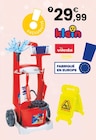 Chariot de ménage vileda + panneau « risque de glissade » | 3 ans en promo chez JouéClub Chariot de ménage vileda + panneau « risque de glissade » | 3 ans dans le catalogue JouéClub