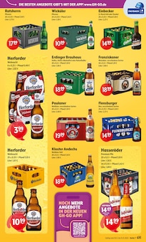 Bier im aktuellen Getränke Hoffmann Prospekt (Rheine) Bier im Getränke Hoffmann Prospekt "Aktuelle Angebote" mit 11 Seiten (Rheine)