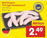 Aktuelle Bratwurst Angebote bei Netto Marken-Discount in Potsdam Aktuelles Thüringer Rostbratwurst Angebot bei Netto Marken-Discount in Potsdam ab 2,49 €