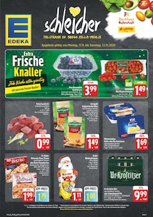 Aktueller EDEKA Prospekt "Wir lieben Lebensmittel!" Seite 1 von 28 Seiten für Zella-Mehlis