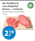 Braten im V-Markt Prospekt Bio-Rindfleisch vom Allgäuhof Braten im aktuellen V-Markt Prospekt für 2,19 €