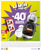 Dolce Gusto Angebote im Prospekt "LE MOIS À VOS MARQUES, PRÊTS, PRÊTS, PARTEZ !" von Carrefour Dolce Gusto Angebote im Prospekt "LE MOIS À VOS MARQUES, PRÊTS, PRÊTS, PARTEZ !" von Carrefour auf Seite 2
