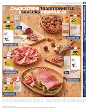 Promos Saucisson dans le catalogue "LE MARCHÉ DE NOËL de nos régions" de Carrefour à la page 5