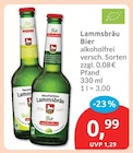 Bier von Neumarkter Lammsbräu im aktuellen budni Prospekt