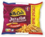 Frites surgelées Just au Four - McCain - U Express à Saint-Brieuc Frites surgelées Just au Four - McCain en promo chez U Express Saint-Brieuc à 5,80 €