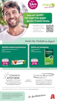 Aktueller mea - meine apotheke Prospekt "Unsere August-Angebote" für Westerstetten Aktueller mea - meine apotheke Prospekt für Westerstetten mit Seiten