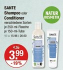 Shampoo oder Conditioner von SANTE im aktuellen V-Markt Prospekt für 3,99 €