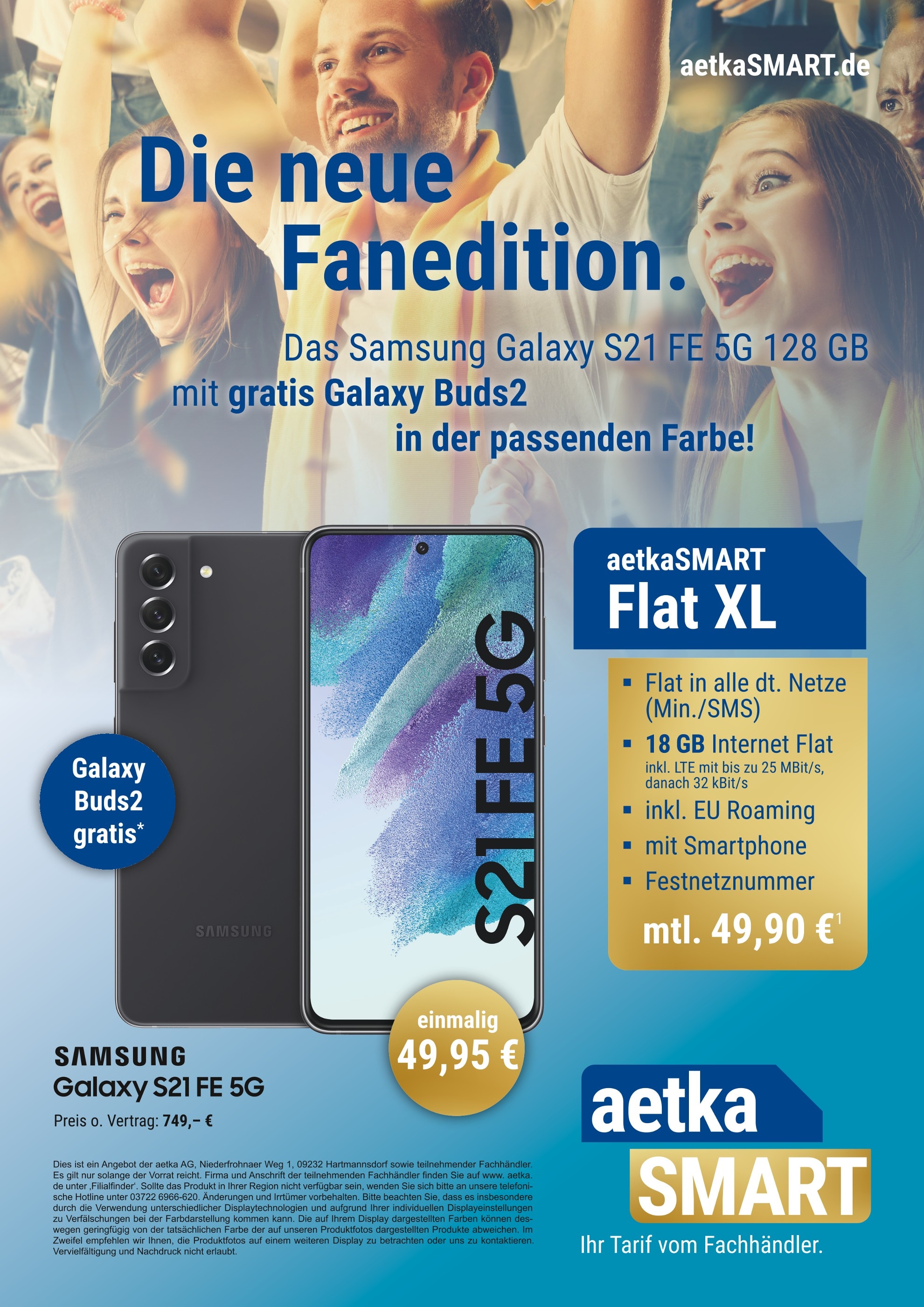 aetka Prospekt für Dortmund mit 2 Seiten aetka Prospekt für Dortmund: "Die neue Fanedition.", 2 Seiten, 17.01.2022 - 31.01.2022