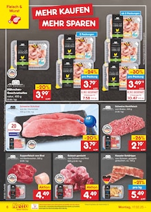 Fleisch im Netto Marken-Discount Prospekt "Aktuelle Angebote" mit 65 Seiten (Potsdam)