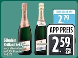 Brillant Sekt Angebote von Söhnlein bei EDEKA Kempten für 2,59 €