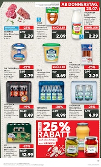 Bier im Kaufland Prospekt "Hier bin ich richtig" mit 56 Seiten (Weimar)
