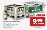 Beck‘s oder Warsteiner bei famila Nordwest im Damme Prospekt für 9,99 €