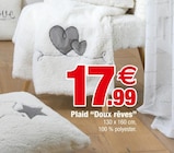 Plaid "Doux rêves" dans le catalogue Bazarland