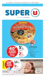 Catalogue Super U à Foucarmont, avec 32 pages Prospectus Super U à Foucarmont, "Super U", 32 pages, 17/02/2026 - 01/03/2026