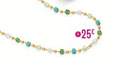 collier en plaqué dans le catalogue E.Leclerc