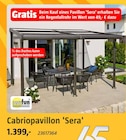 Cabriopavillon 'Sera' bei BAUHAUS im Dreieich Prospekt für 1.399,00 €