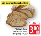 EDEKA Dreieich - Gründerbrot Angebot im Prospekt Gründerbrot bei EDEKA im Dreieich Prospekt für 3,00 €