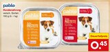 Hundenahrung im Angebot bei Netto Marken-Discount in Germering Hundenahrung Angebote von pablo bei Netto Marken-Discount Germering für 0,45 €