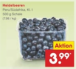 Heidelbeeren für 3,99 € bei Netto Marken-Discount im Angebot Heidelbeeren im aktuellen Netto Marken-Discount Prospekt