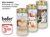 Motiv-Grablicht im Angebot bei GLOBUS in Neunkirchen Motiv-Grablicht Angebote von Hofer Kerzen bei GLOBUS Neunkirchen für 3,49 €