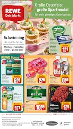 REWE Prospekt für Duisburg: "Dein Markt", 29 Seiten, 16.03.2026 - 21.03.2026