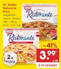 Ristorante Pizza im Angebot bei Netto Marken-Discount in Singen Ristorante Pizza Angebote von Dr. Oetker bei Netto Marken-Discount Singen für 3,99 €