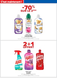 Prix et réduction Ajax dans le prospectus Carrefour en cours Offre Ajax dans le catalogue Carrefour du moment à la page 60