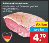 Schinken-Krustenbraten bei Netto Marken-Discount im Berga Prospekt für 4,79 €