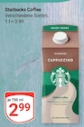 Coffee Angebote von Starbucks bei GLOBUS Bensheim für 2,99 €